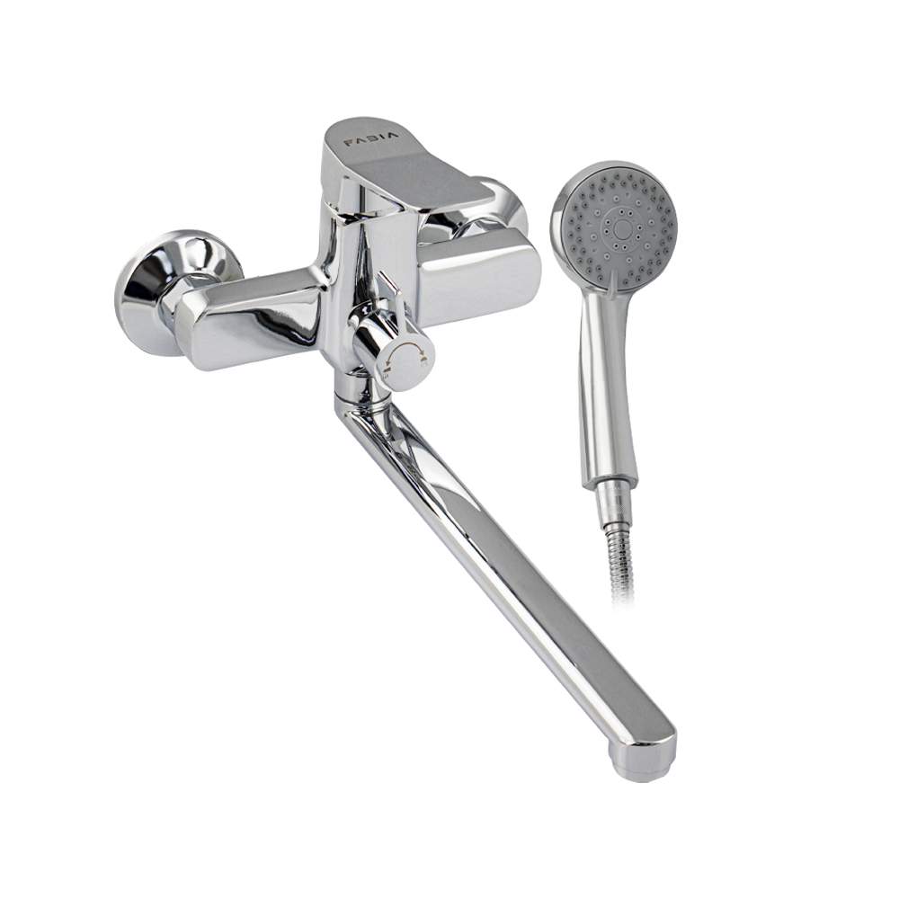 Смеситель FABIA  9680  в ванную  шаров.  Хром