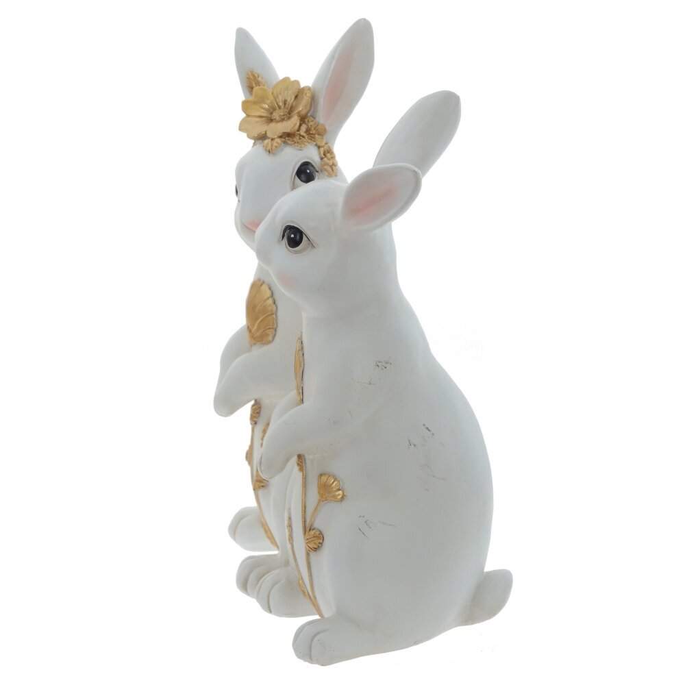 REMECO COLLECTION Фигурка декоративная 816118 Зайцы 16х10,5х21,5см полимерные материалы