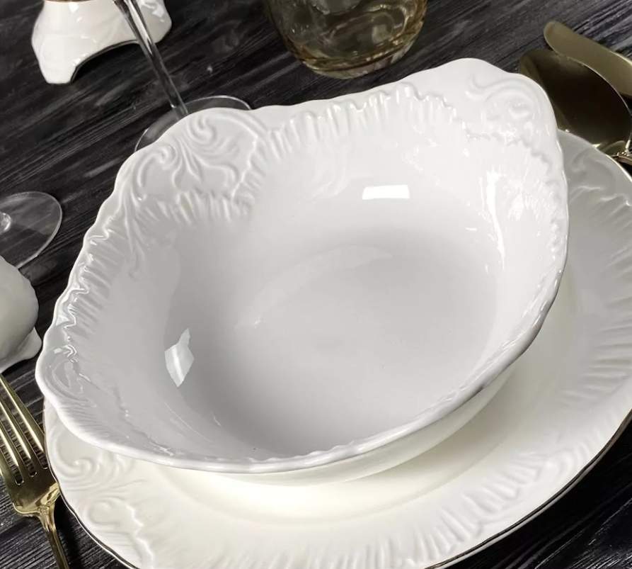 LENARDI Аврора Салатник 305-039 квадратный 20,5см  