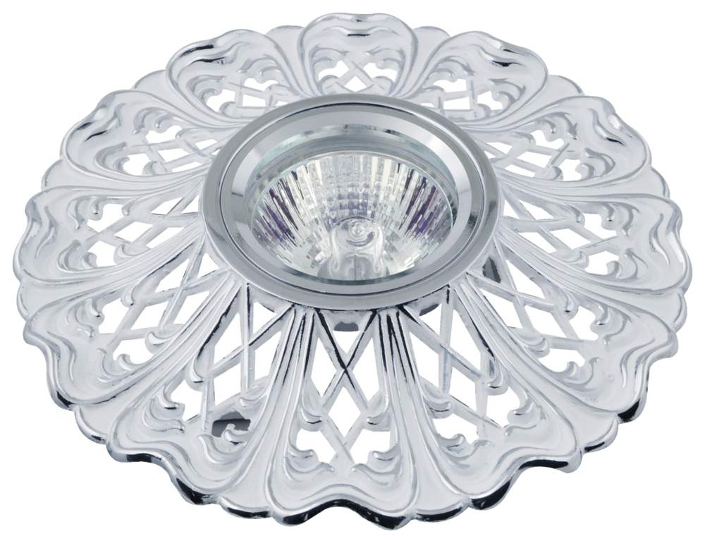 Светильник галогенный FT 1219 СHWH MR 16 хром+белый