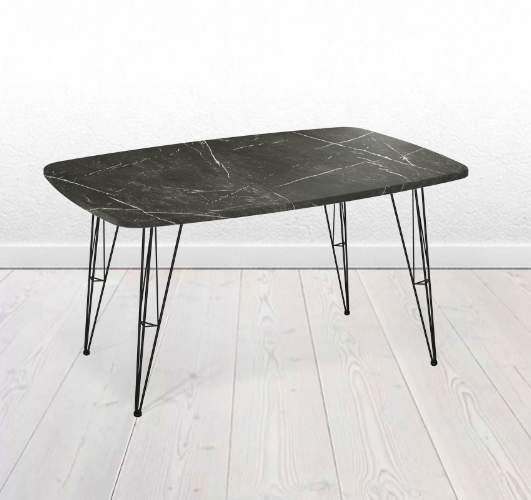 Стол Sheffilton SHT-TU10TT41 120/80 МДФ бочкообразная Сангай  основ. SHT-TU10 TU14 черный SHT-T282