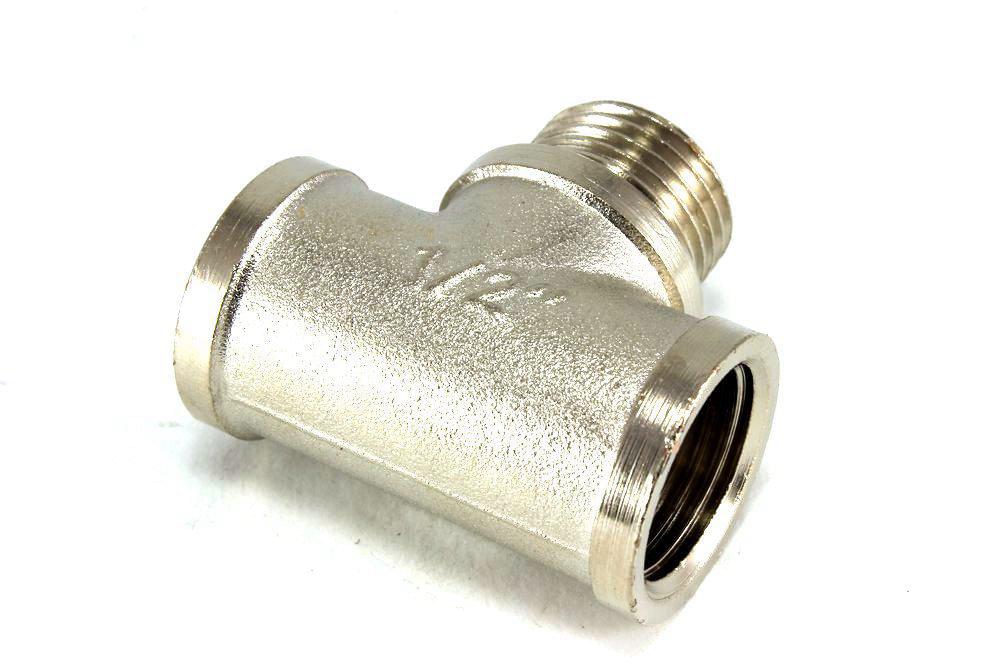 Тройник   1/2" хром вн/нар/вн  VTr.132.N.0004