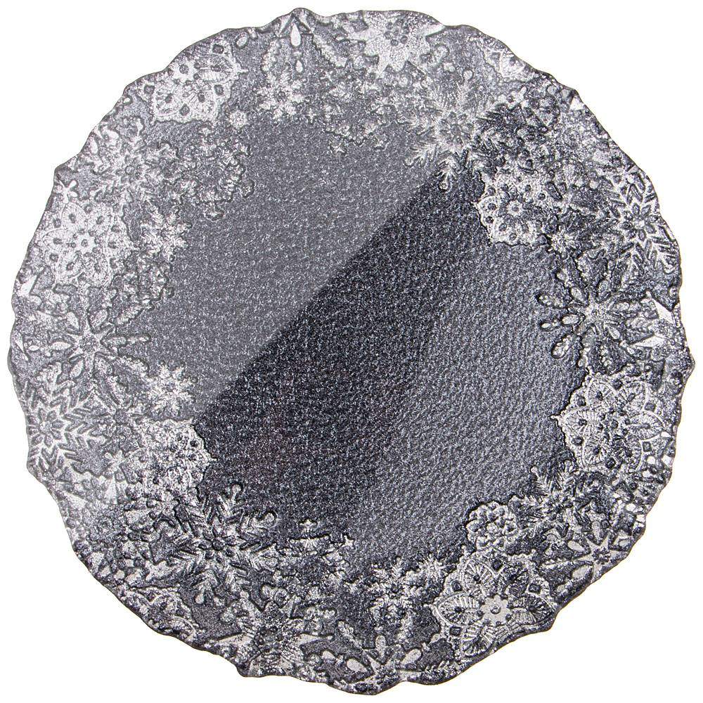 АКСАМ Snow Black Тарелка 339-262 d21см