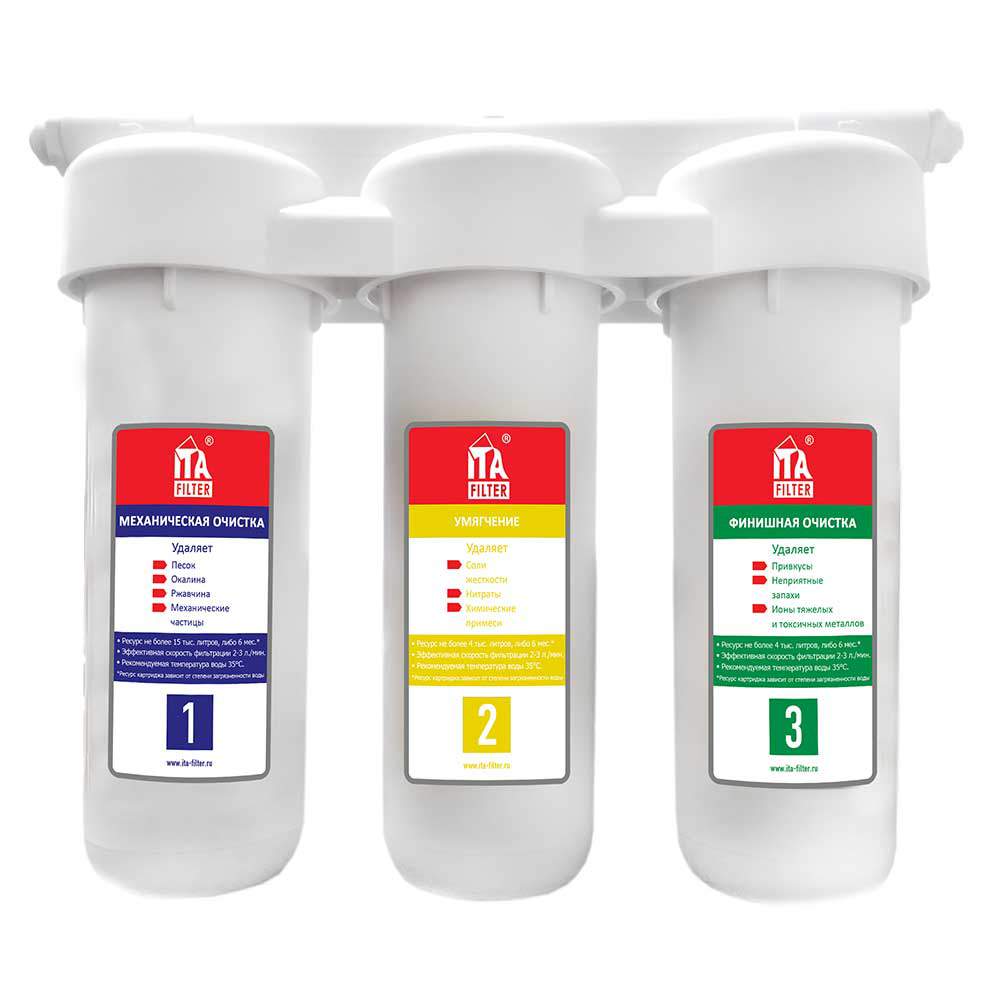 Питьевая система ITA  F10305-U  BRAVO TRIO  Умягчение