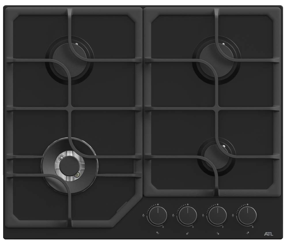 Варочная поверхность ATLAN 1  PA 60 BK MSTGQ