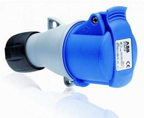 Розетка каб.32А 2Р+Е IP44 ABB 2CMA193528R1000/158888  232-С6