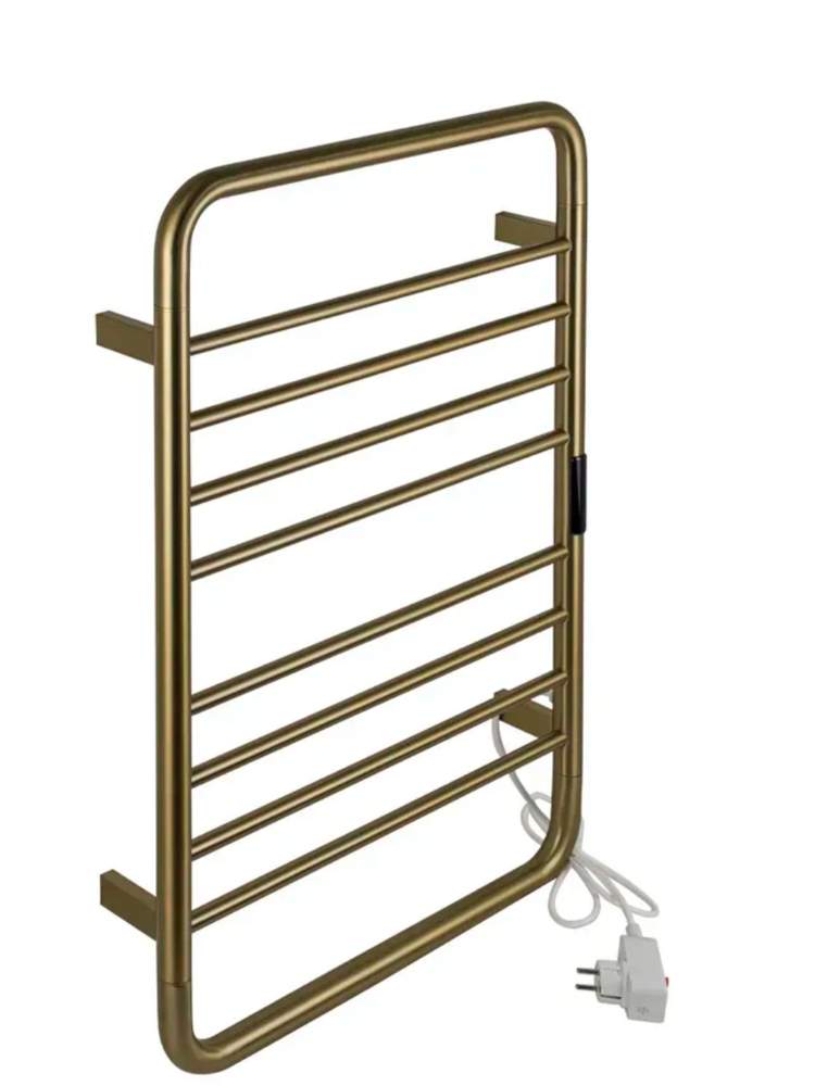 Полотенцесушитель электр. KRAFTTE золото матов. лесенка 530х840х95мм  44054