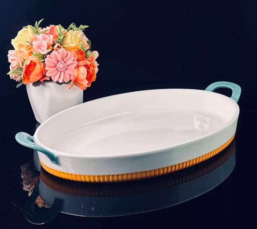 LENARDI Блюдо д/запекания 142-073 овальное с ручками 41см