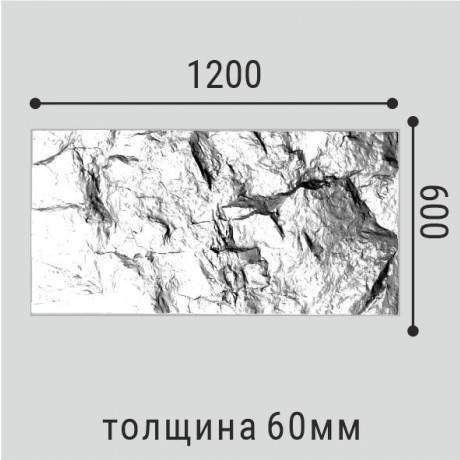 Панель декоративная С001-1 PU 1200*600*60/5