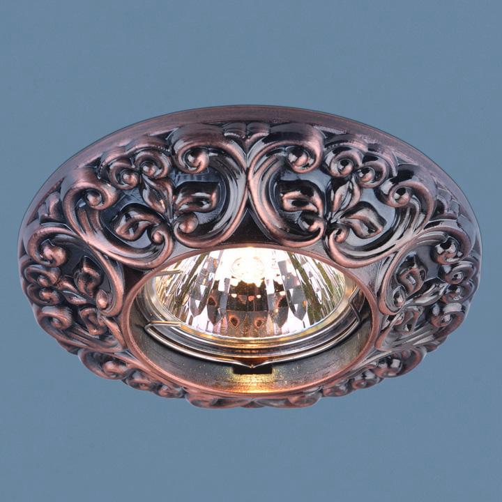 *Точечный свет- 7216  MR16  RAB  медь