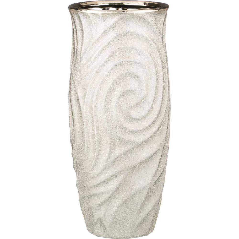 LEFARD Ваза 112-332 Зигзаг золотая шампань 13,5х13,5х30см