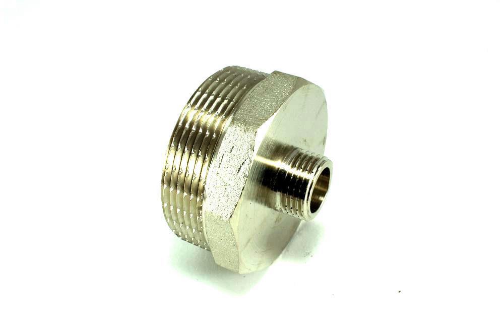 Ниппель перех.2" х 1/2" хром  VT