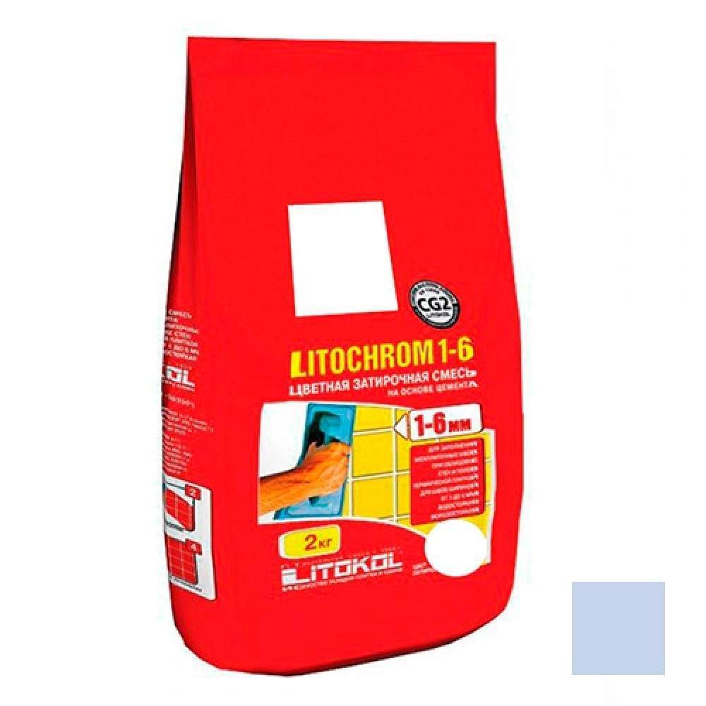 Затирка Litochrom  1-6 С.110  Голубой  2кг