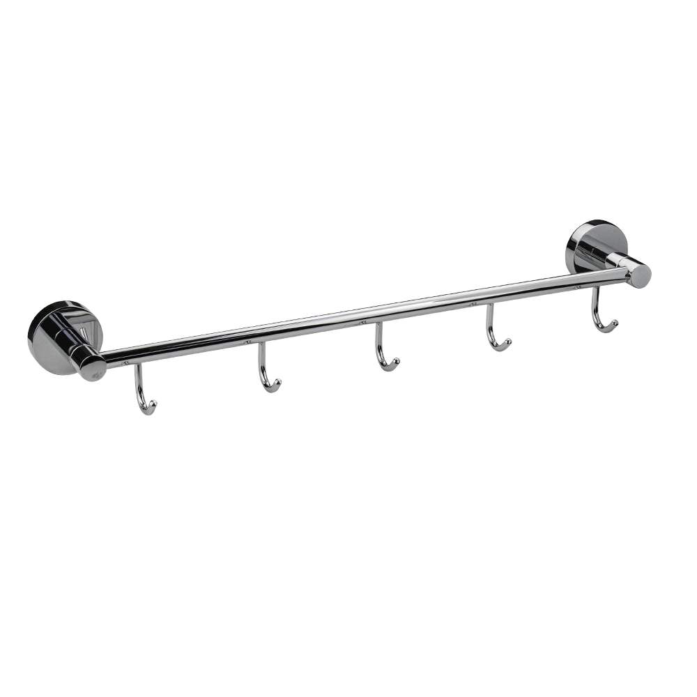 Вешалка  5 крючков  прямая  хром  GFmark  79206