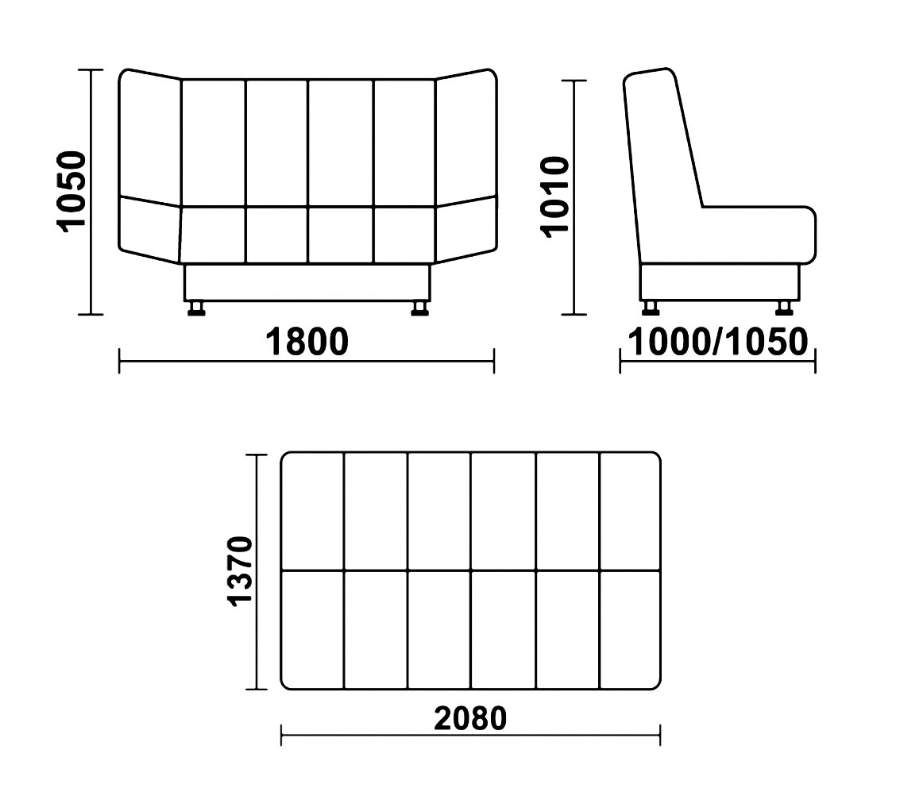 Диван Марокко  БД Ground 10