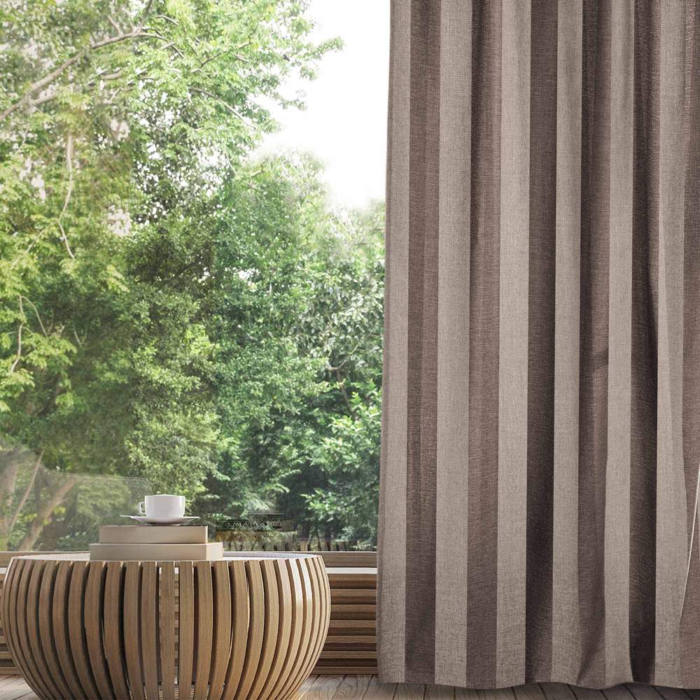 ВОЛШЕБНАЯ НОЧЬ рогожка Комплект штор зебра-капучино 165х270 2шт 770357 ДТ172/Ш0143/КШК038  