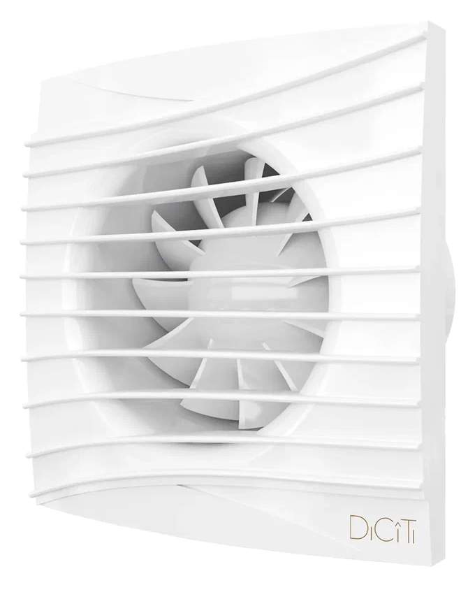 Вентилятор  SILENT 4C  осевой вытяжной с обратным клапаном D100   DiCiTi