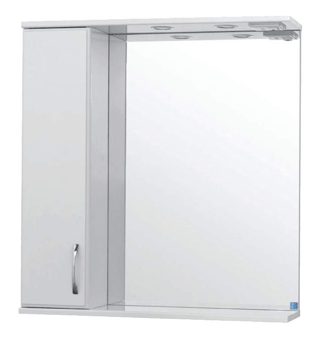 Зеркало Панда 600-2  (800*600*200мм) левое