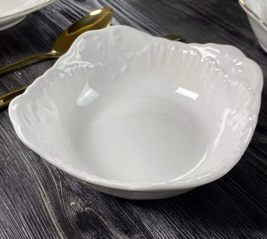 LENARDI Аврора Салатник 305-038 квадратный 15см  