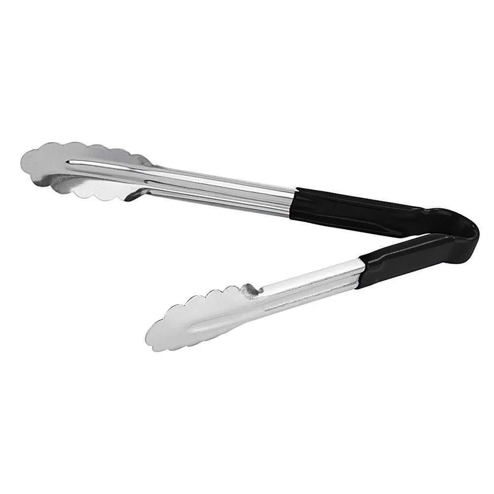 P.L. Proff Cuisine Щипцы 85100097 универсальные 30см (дубовый лист) с черной силиконовой ручкой 