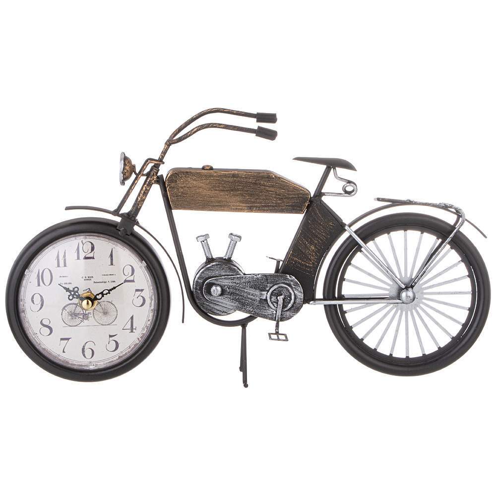 LEFARD Часы 105-202 Велосипед настольные 36х5,5х19,5см 