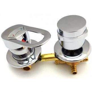 Смеситель  DC6215  100*3, хомут(пласт.ручки)