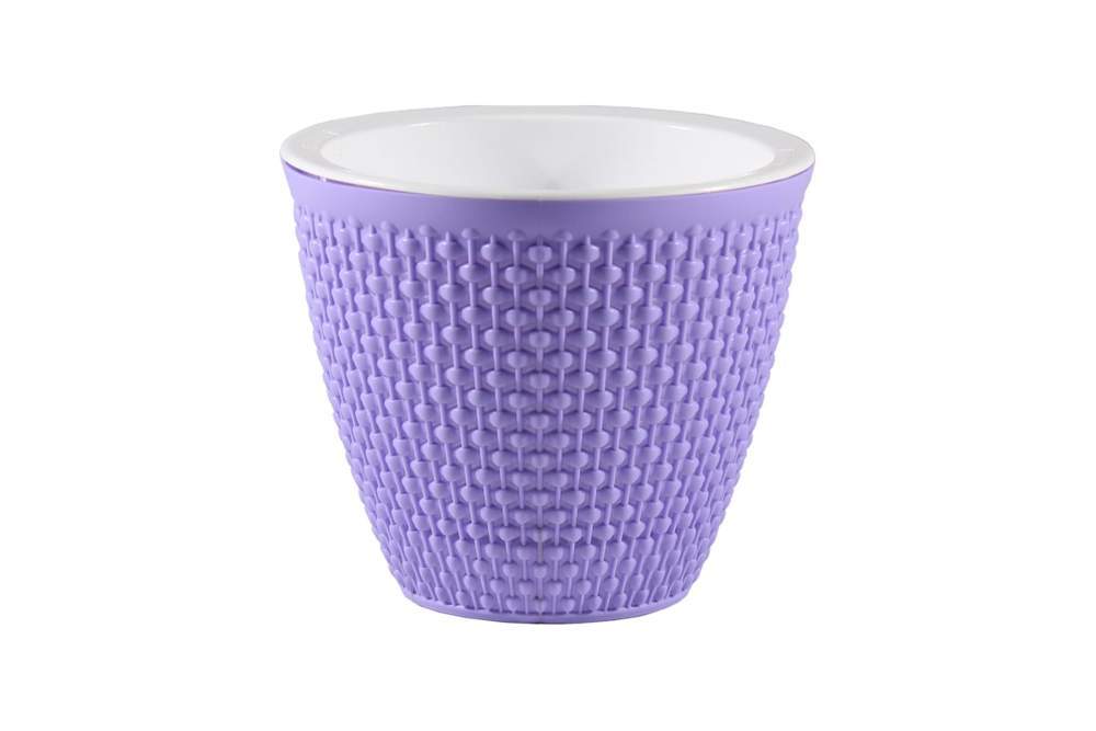 Горшок  Ротанг  1,6л  сиреневый  КШ-6469