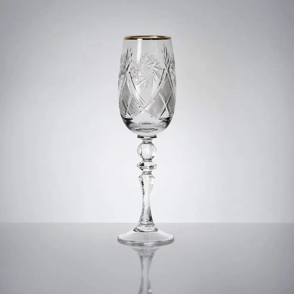 НЕМАН 1000/1 золото Набор 7565/210гр бокалы д/шампанского 6шт Мельница