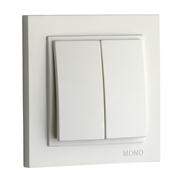 Выключатель Mono  500-001725-102  Крем  2кл. с/п 10А