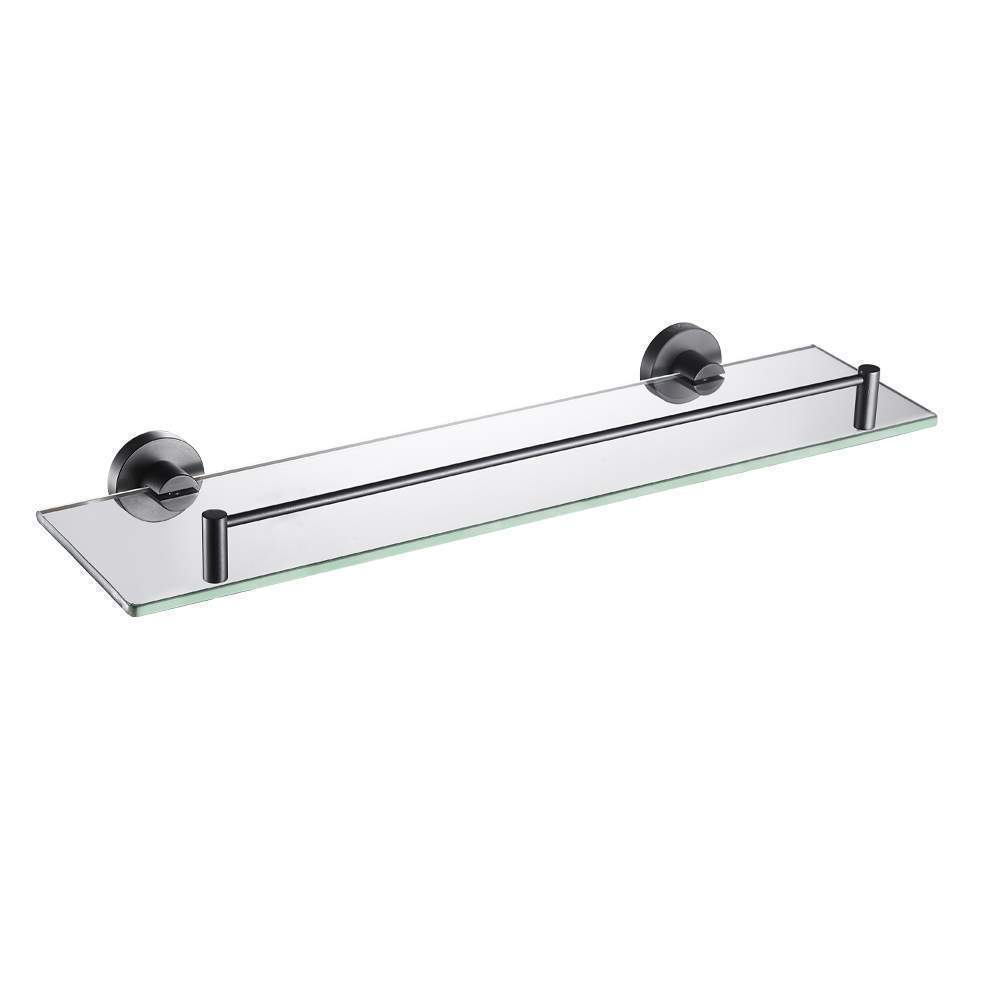 Полка стеклянная GFmark Графит 78006