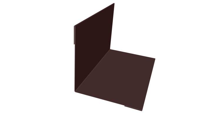 Планка угла внутреннего CT PE-foil  110х110  RAL 8017  /2м