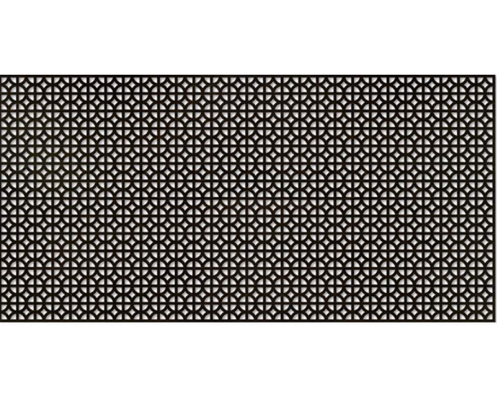 Панель декор. перфорир. без рамки 1112x512мм Stella Сусанна венге