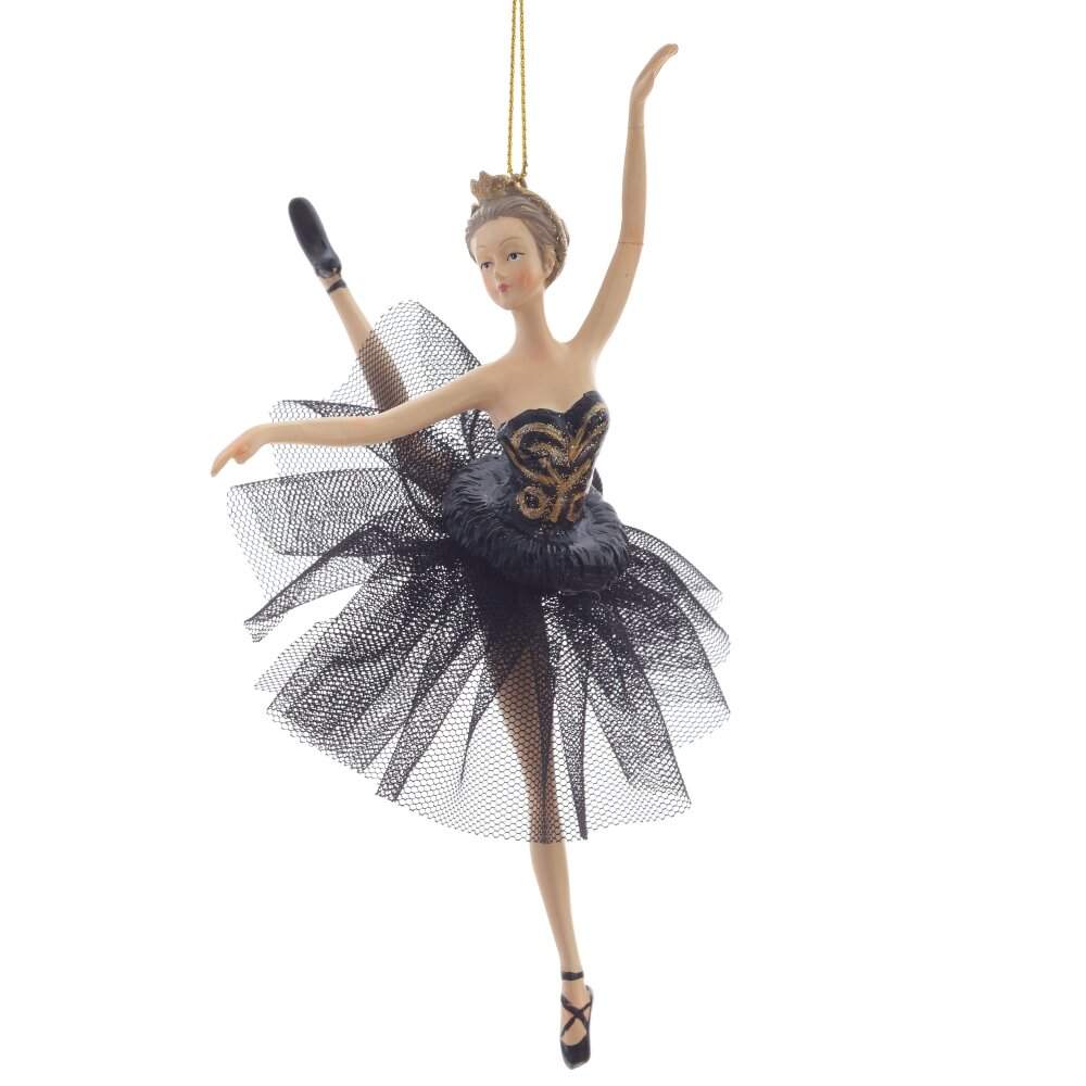 REMECO COLLECTION Украшение 811257 Балерина в черном 16,5х9х18см 