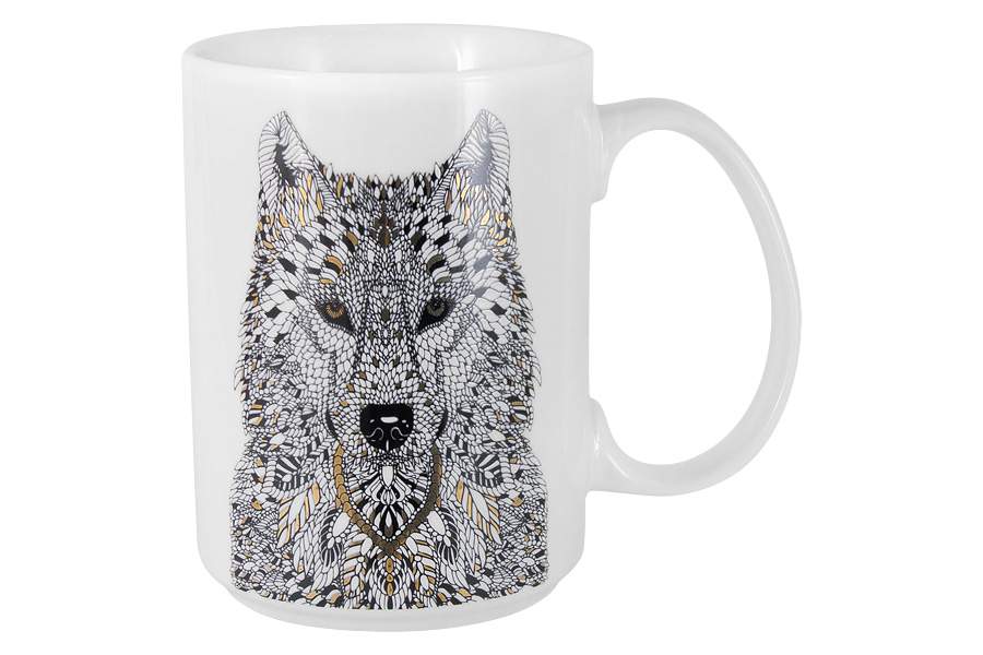 ANNA LAFARG Кружка Волк 500мл ANLAF1-M350-0228-E