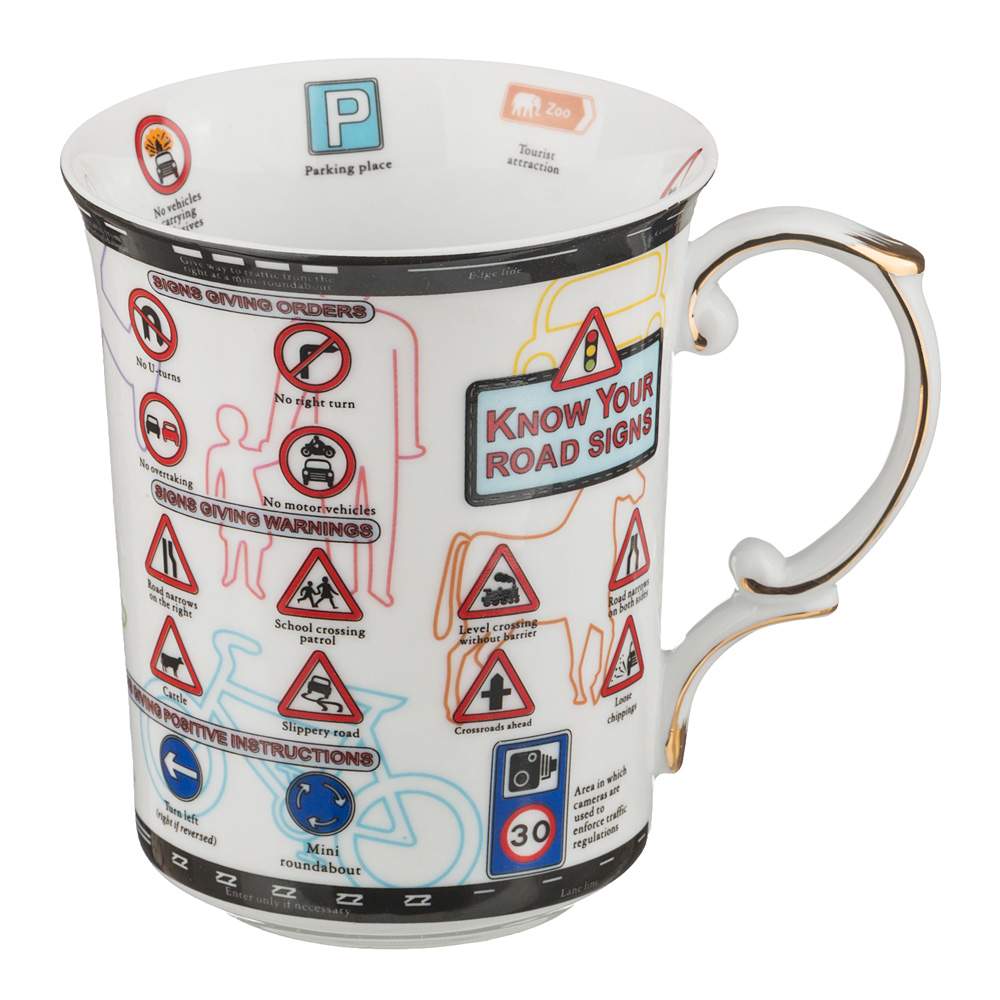 LEFARD Кружка 85-1092 Дорожные знаки 500мл 