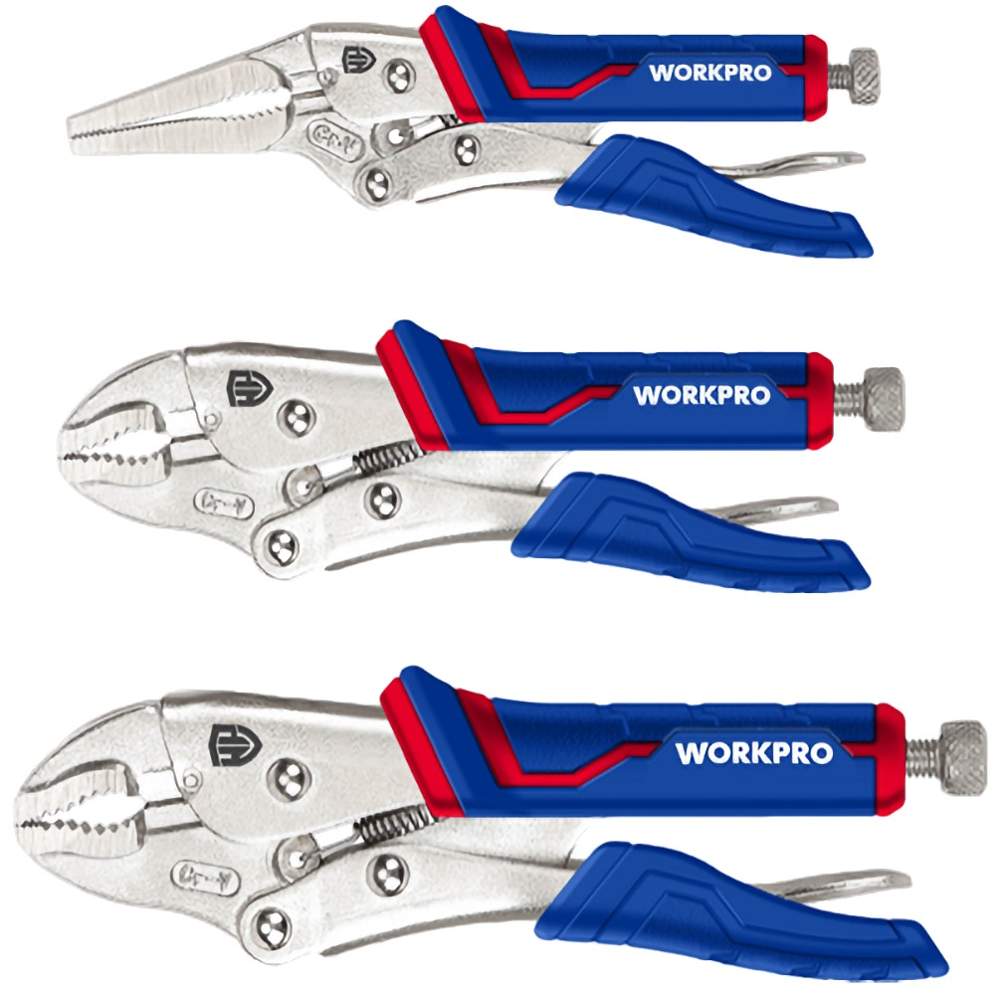 Набор Workpro фиксирующих клещей** PRO 3 предм. WP201003