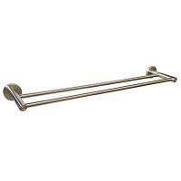 Держатель полотенца GFmark  80144  двойной  нерж/сталь 