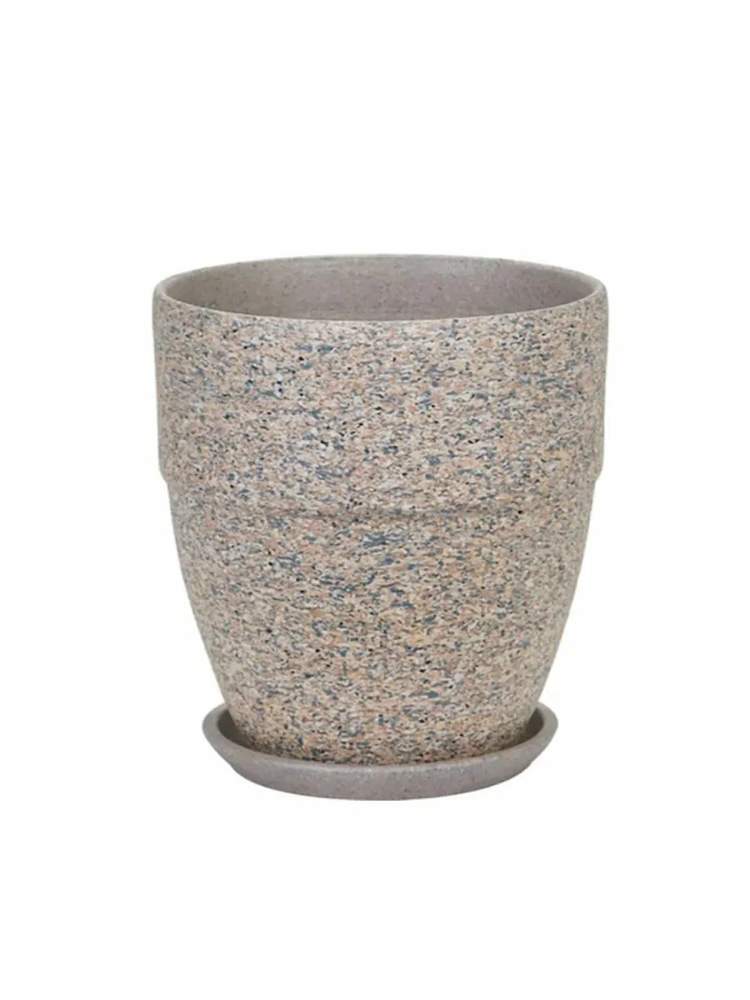 Горшок  Готика борт бежевый камень №5 (D22) 5,9л СД173