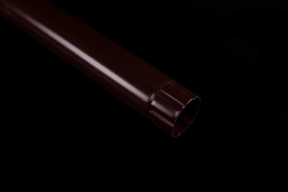 Труба круглая Optima 90мм 3м RAL 8017