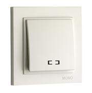 Выключатель Mono  500-001725-101  Крем  1кл. с/п (инд) 10А