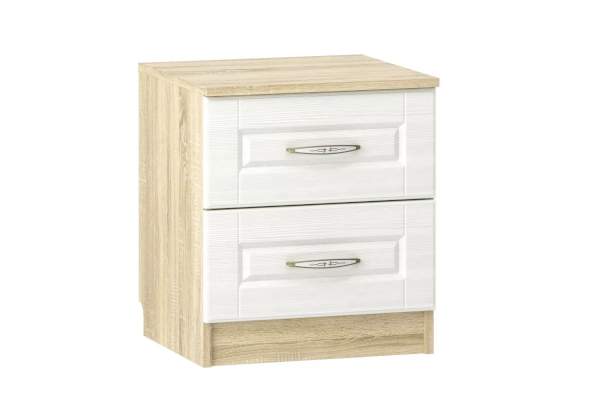 Оливия НМ 040.37 Х  Тумба прикроватная Белое дерево/Дуб сонома