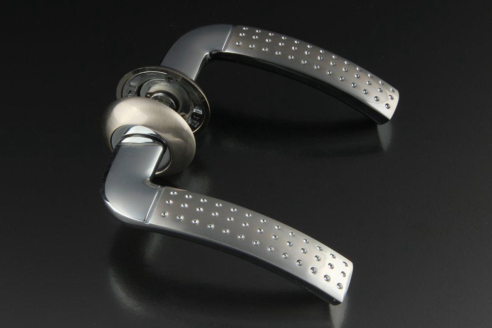 Ручка дверная RAP  7 SN/CP бел/мат. никель/хром  RUCETTI