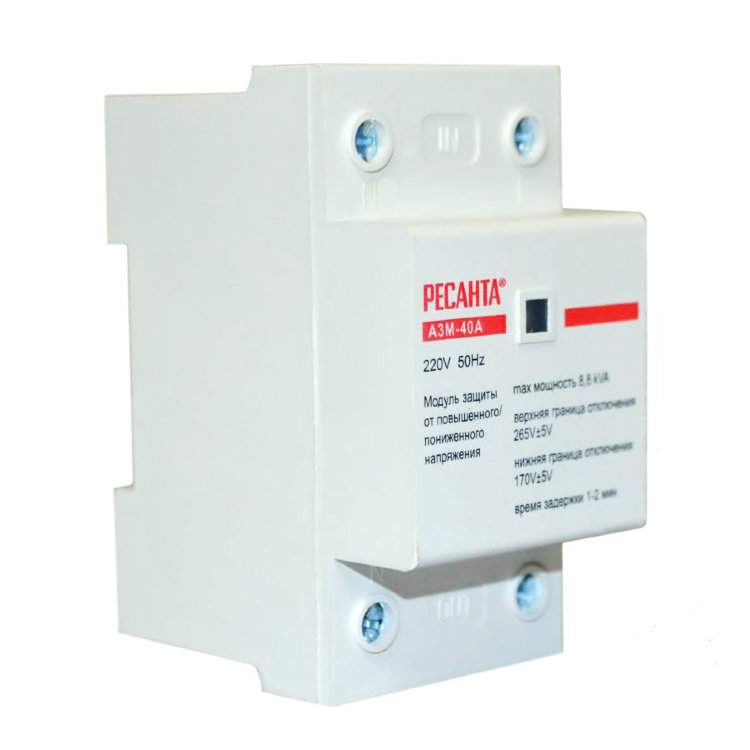 Блок защиты по напряжению Ресанта АЗМ-40АРД регулир.(с дисплеем)