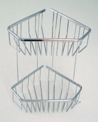 Полочка САНАКС  углов. 5ти угол. двойная 22см /нерж.хр./ 75041