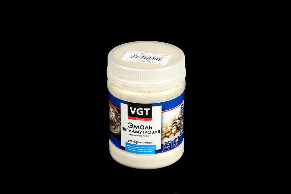 Эмаль ВГТ ВДАК-1179 универ. перламутр.(жемчуг)   0,23кг