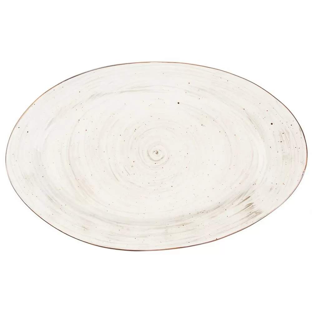P.L. Proff Cuisine White Fusion Блюдо овальное 25х40см 81223048/99002170/P5226241/0525-2 (16/4)
