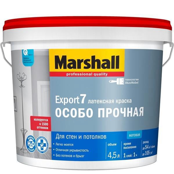 Краска Marshall / Masterline Export-7   мат. база BС 4,5л  5248850
