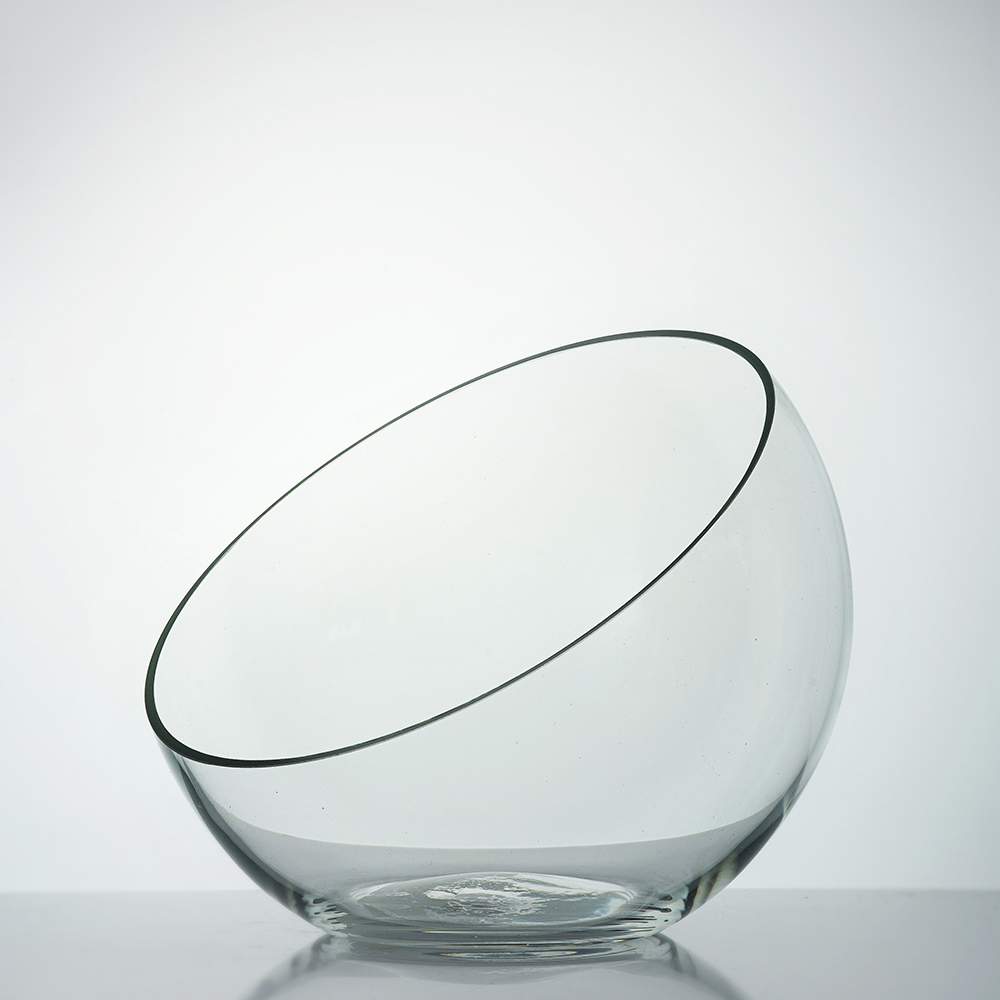 НЕМАН Ваза-шар 6429 косой срез h180мм d220мм 