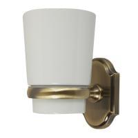 Стакан Veragio STANFORD VR.STD-7740.BR  настен.  бронза/керамика