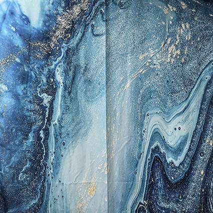 Штора д/ванной без колец 01-79  БИРЮЗОВЫЙ МРАМОР Санакс